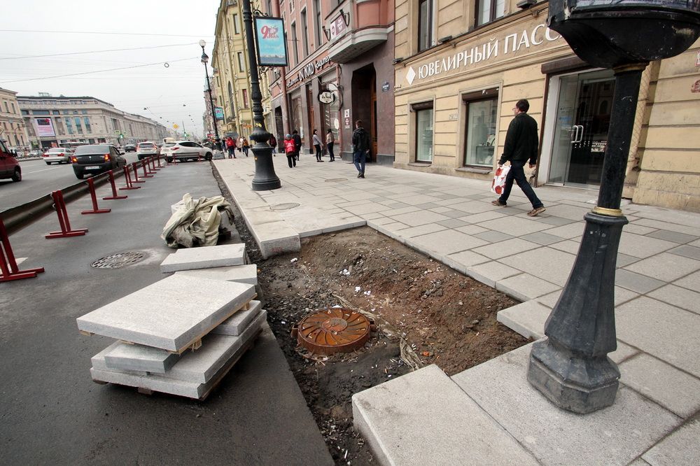 тротуарная плитка из гранита